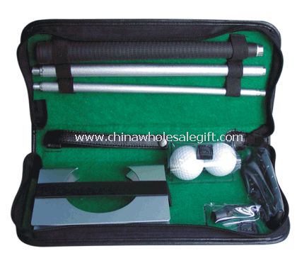 Metal Golf Set Packed in PU Pouch