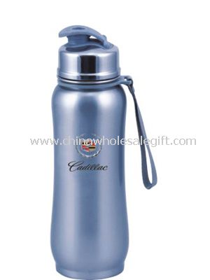 Vacuum sports bottle with Lanyard