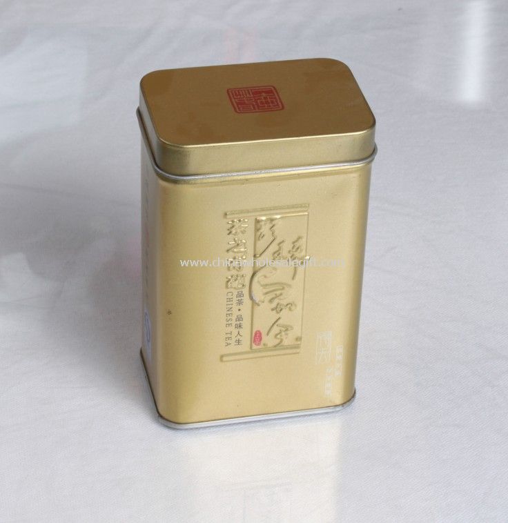 tea tin box packing