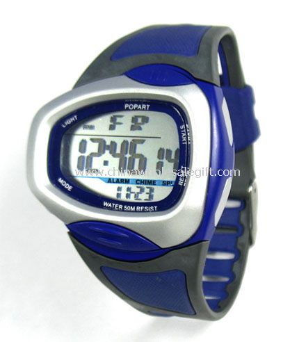 Digital plastic watch