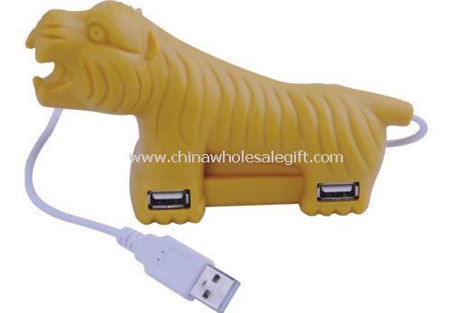 Tiger Shape USB Hub
