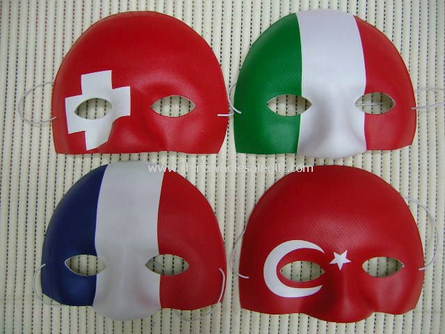 Nasjonalflagg maske