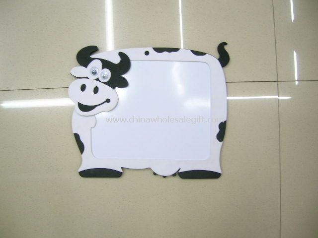 bordo di scrittura carina latte mucca