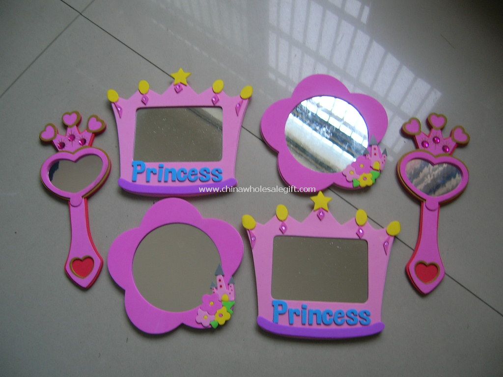 Espelho princesa de EVA da espuma