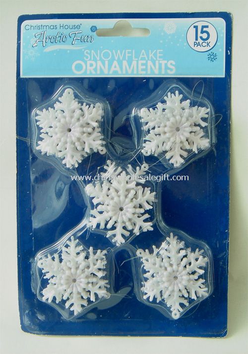 Snow flake ornaments