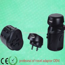 Swiss worldwide travel adaptor with USB Output images