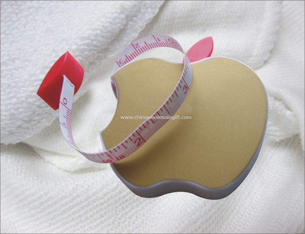 Forma de manzana cinta métrica