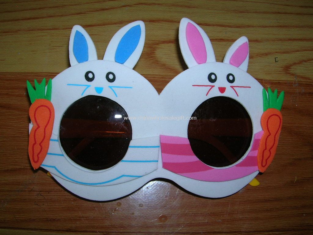 Gafas de sol lindo conejo