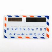 Ultra-thin solar card calculator images