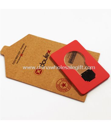 Bolso de cartão ultra-fino LED tamanho luz