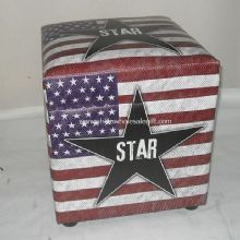 USA Faux leather Ottoman images