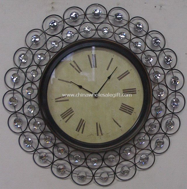 Metalowe duży zegar