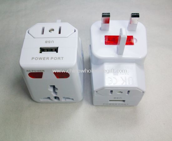 Multifonction conversion d'assurance double bouchons avec chargeur USB