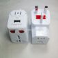 Multifunction dual insurance conversion plugs with USB charger small picture