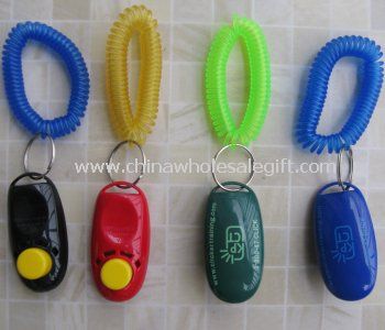 i Click dog training clicker with wrist strap