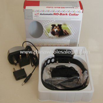 rechargeable adjustable sensitivity STOP dog barking collar