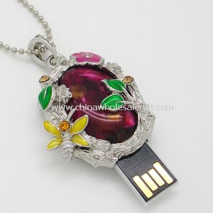 Metal Jewelry USB Flash Drive