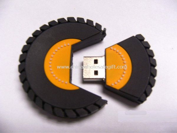 Neumático de PVC USB Flash Disk
