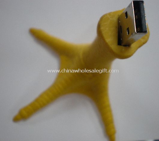 Disco de destello del dedo del pie de pollo USB