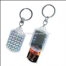 Change picture Solar bliking keychain images