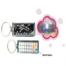 Solar blinking keychain with LED light images