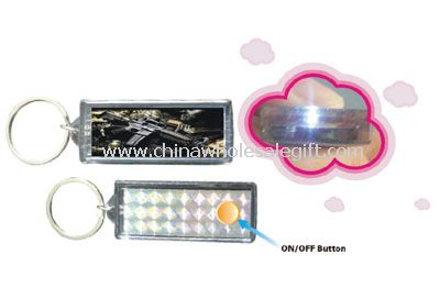 Portachiavi lampeggiante solare con luce a LED