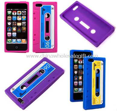 Etui silicone iPhone5 avec forme de ruban