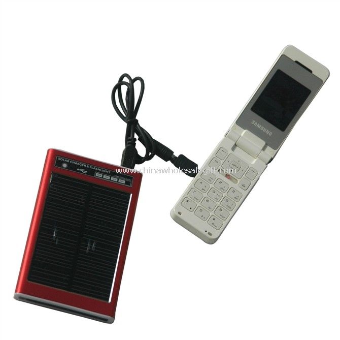 Solar mobiltelefon oplader
