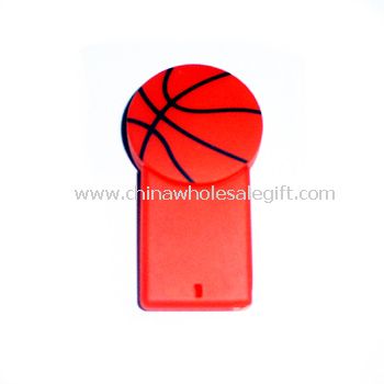 Mini Basketbol USB birden parlamak yuvarlak yüzey