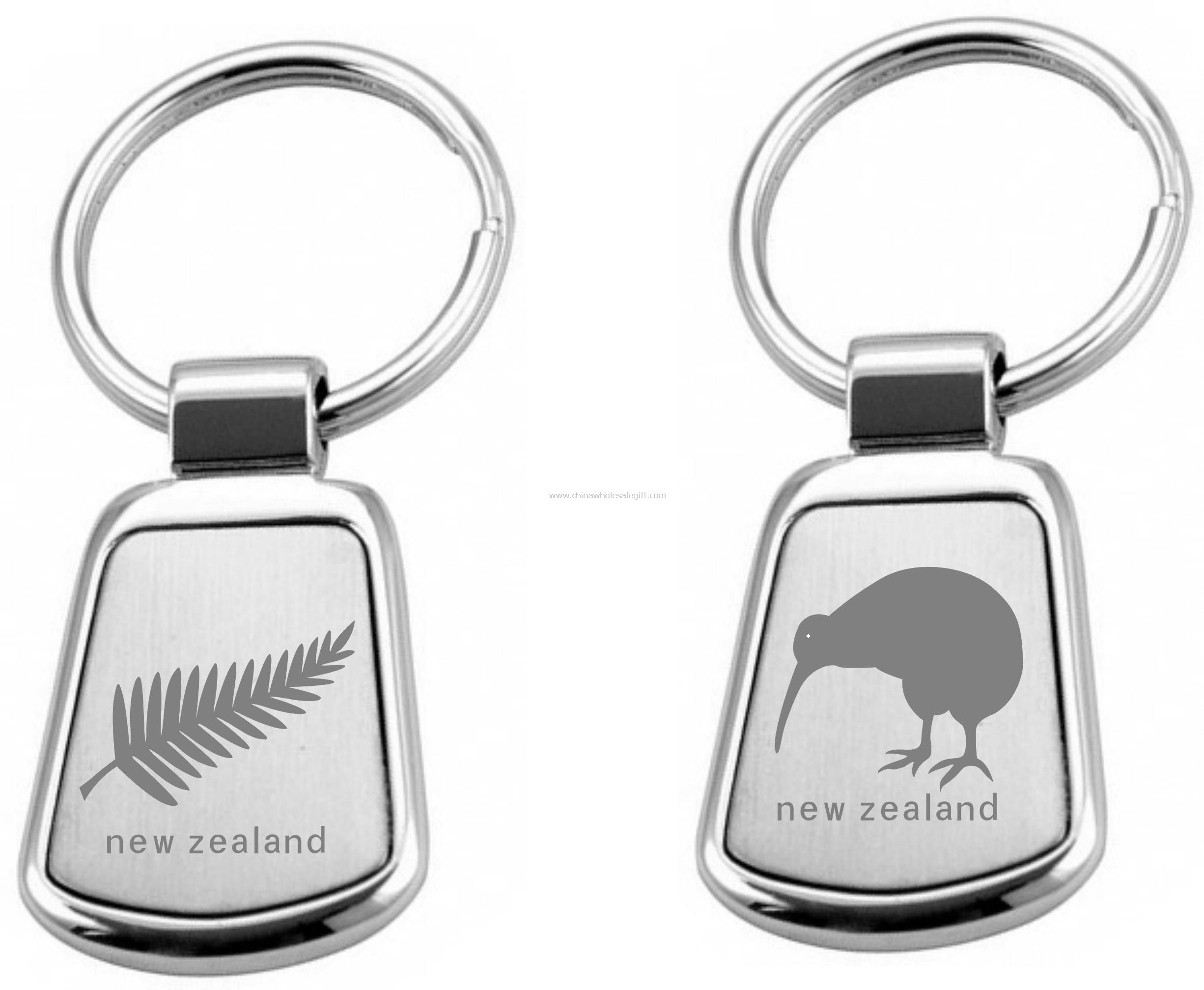 Porte-clés en alliage de zinc avec logo