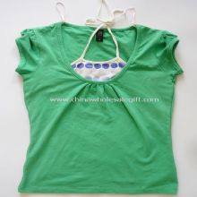 Womens 95 Cotton 5 Spandex Short Sleeve T Shirts images