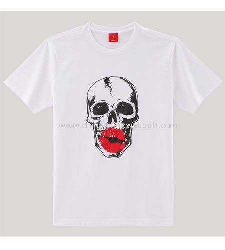 Druk mężczyzn bawełniane t-shirt