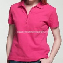 Womens haute qualité coton et Spandex Polo Shirt images