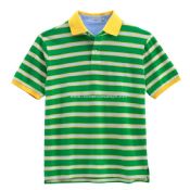 Garn gefärbt Baumwolle Polo-shirt images