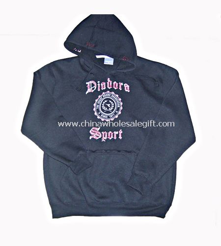 Mens Cotton and Polyester Hooded Sweatshirt