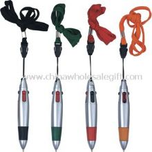 Multi-color pen with lanyard images