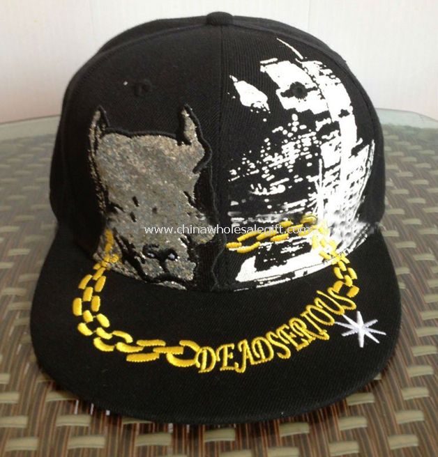 Acrylic Snapback Cap with Custom 3D Embroidery