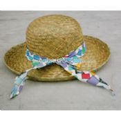 Sombrero de paja natural de verano images