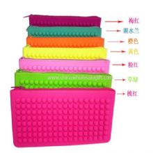 Multifunctional ladies bags silicone zipper purse images