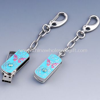Keychain Diamond USB Flash Drive