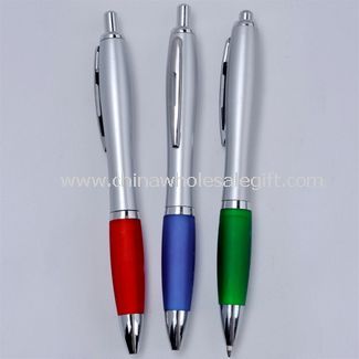 Sølvfarvet pen