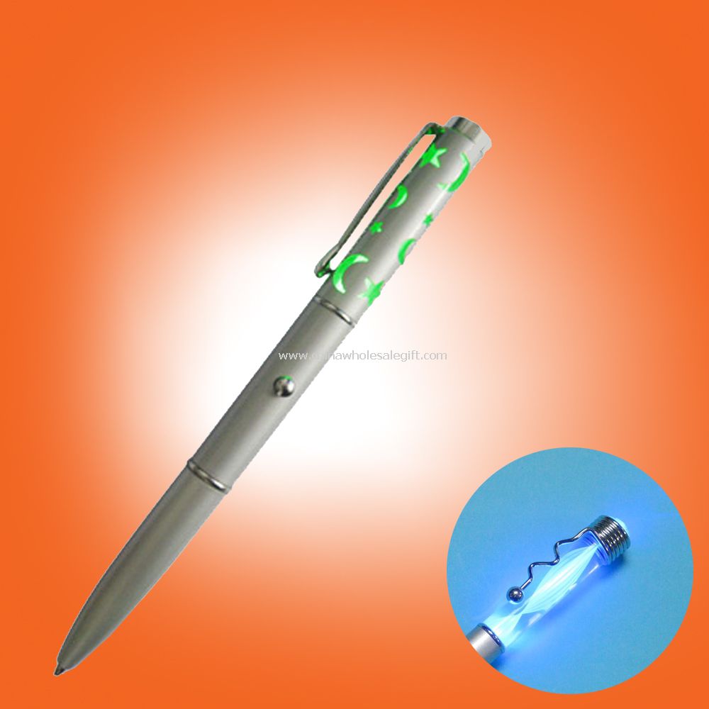 Corrosion of the LED light pen