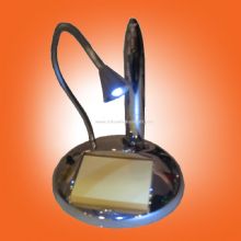 magnetisk svævende skrivebord pen med cirkulær plast stå memo LED lys images