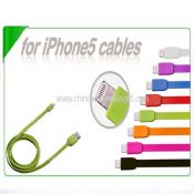 Cable plano de color para iPhone 5 con conector de iluminación images