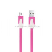 Micro USB-double couleur plat câble pour tous les appareils android images