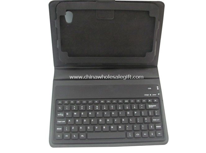 Teclado Bluetooth funda de piel para Samsung Galaxia Tab / P1000