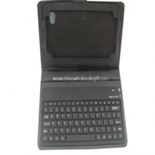Bluetooth Keyboard Leather Case for Samsung Galaxy Tab / P1000 images
