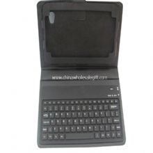 Teclado Bluetooth funda de piel para Samsung Galaxia Tab / P1000 images