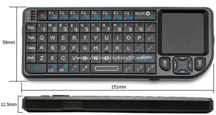 Mini Bluetooth Keyboard med berøring