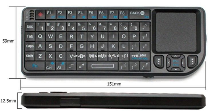 Mini Bluetooth Keyboard dengan Touchpad